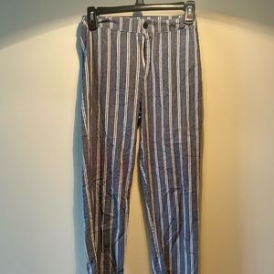 Brandy Melville pinstriped straight leg pant